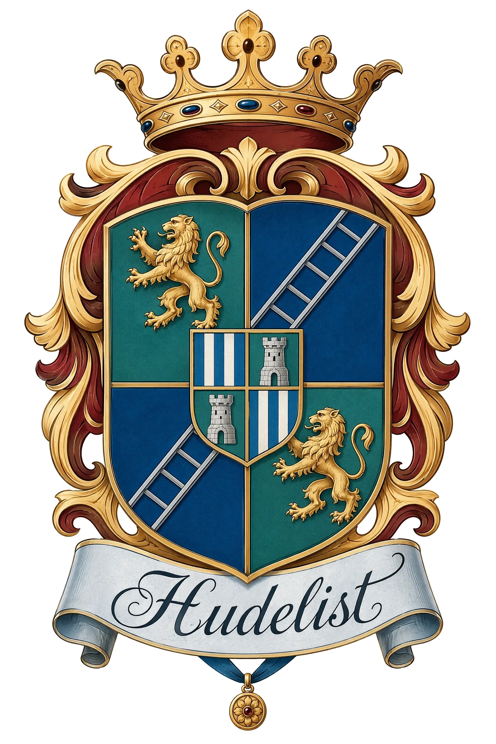 Hudelist Family Coat of Arms
